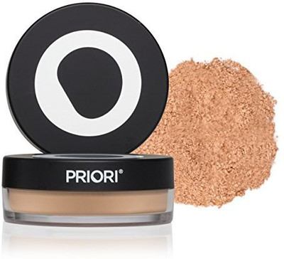 

Priori AllNatural Mineral Loose Powder Foundation Spf25 With 30 Antioxidants Physical Sunscreen Skin Perfecting Makeup Foundation(Brown)
