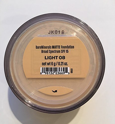 

Bare Escentuals Bareminerals Matte Spf 15 Foundation With Click, Lock, Go Sifter - Light Foundation(Brown)