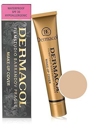 

Dermacol MakeUp Cover Waterproof Hypoallergenic Foundation 30G 100% Original Guaranteed 210 Foundation(Brown)