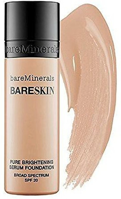 

Bare Escentuals Bareminerals Bareskin Spf 20 Foundation Serum 1.0 Oz 30 Ml Foundation(Brown)