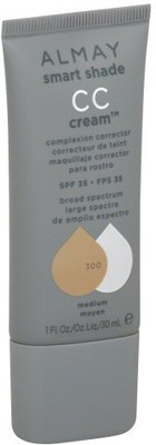 

Almay New Smart Shade Cc Cream 300 Medium Pack Of 2 By Cos Foundation(Brown)