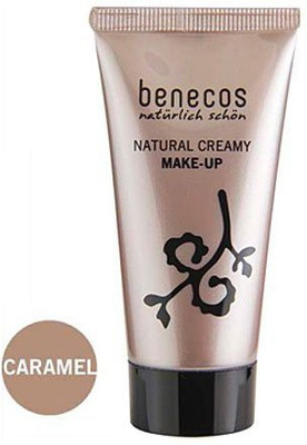 

Benecos , Natural Creamy Makeup, Liquid Foundation Makeup For Naturally Flawless Matte Look, For Medium To Dark Skin Tones, Vegan, Organic (Caramel) 30Ml/1Oz Foundation(Brown)