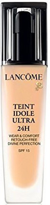 

Lancome Paris Teint Idole Ultra 24H Wear & Comfort RetouchFree Divine Perfection Foundation OilFree. FragranceFree Spf 15 280 Bisque W Foundation(Brown)