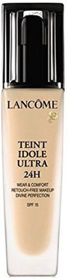 

Lancome Paris Teint Idole Ultra 24H Wear & Comfort RetouchFree Divine Perfection Foundation OilFree. FragranceFree Spf 15 210 Buff N Foundation(Brown)