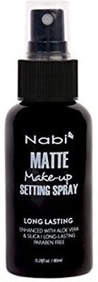 

Nabi Cosmetics Matte Makeup Setting Spray Long Lasting Enhanced With Aloe Vera Foundation(Brown)