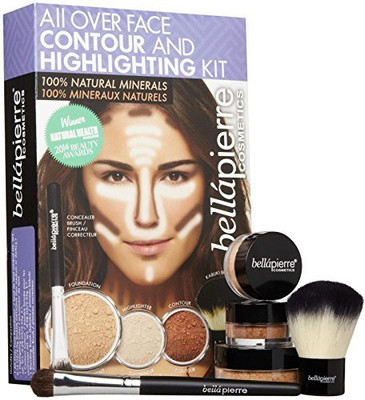 

Bella Pierre All Over Face Contour And Highlighting Kit Dark Foundation(Brown)