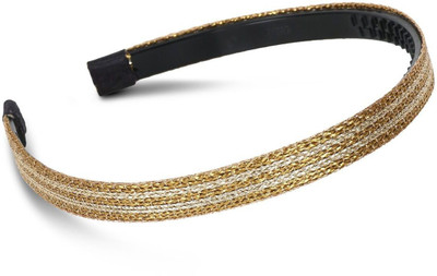 

Streemaya Stylish Hair Band For Girls - 5 to 15 Years Hair Band(Gold)