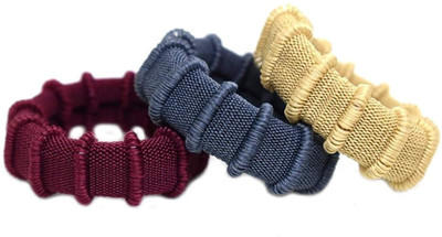 

Pooja Trendz 12 Pcs Mixed Dark Color Ponytail Holder/Hair Bands. Rubber Band(Multicolor)