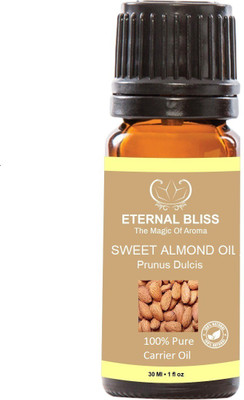 

Eternal Bliss "Sweet Almond Cold Pressed Carrier Base Oil (30ML) - Pure Natural & Undiluted For Skin Care & Hair Care Hair Oil||Sweet Almond oil||Pure Sweet Almond oil||Virgin Sweet Almond oil "(30 ml)