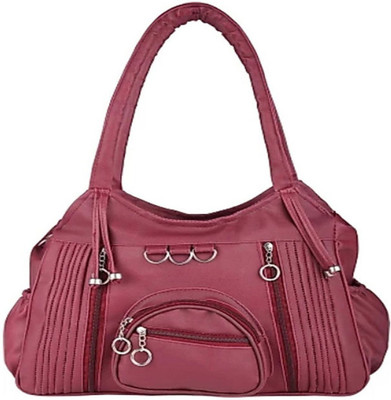 

Carole Hand-held Bag(Maroon)