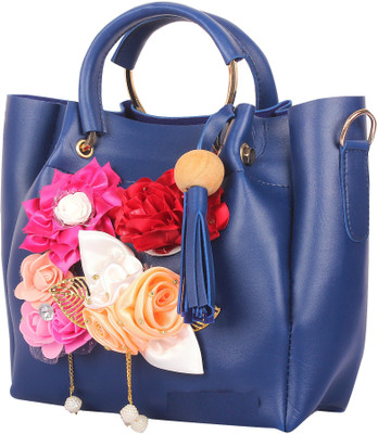 

Aadhunik LIbaas Hand-held Bag(Blue)