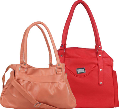 

Online Hub Hand-held Bag(Red, Orange), Orange;red
