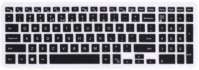 

Dorca Silicone Cover Fit for Dell Inspiron 15 3000,5000,5558,15 N3542,i3541,15-3552,15-5545,15-5547,15-5548,17-5748,17-5759,15 3558 Laptop Keyboard Skin(Black)
