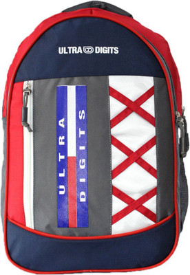 

ULTRA DIGITS Red Waterproof School Bag(Red, 20 L)