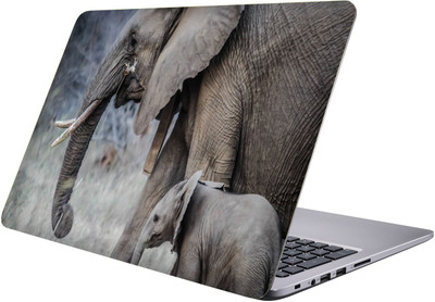 

LUCANT elephant Laptop Sticker 15.6 inch-Premium Quality, UV Printed, Laminated, Bubble Free, Scratchproof Laptop Skin-163 Vinyl Laptop Decal 15.6