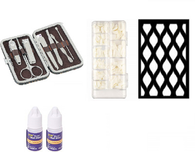 

Chooz Designer Studio Manicure Pedicure Set Kit Nail Art Tips nail art stencils(1 ml, Set of 1)