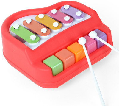 

Gooyo 2 in 1 Mini Musical 5 Key Xylophone(Red)
