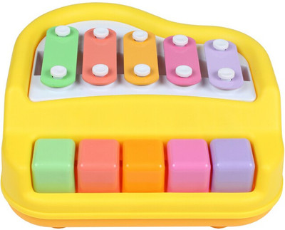 

Gooyo 2 in 1 Mini Musical 5 Key Xylophone(Yellow)