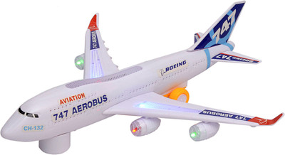 

Gooyo Musical AeroPlane Airbus Action with Sound & Lighting(White)