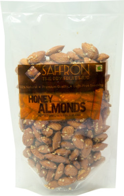 Saffron Honey Flavoured Almonds(100 g, Pouch)