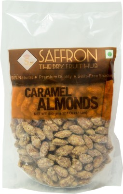 

Saffron Caramel Flavoured Almonds(1 kg, Pouch)