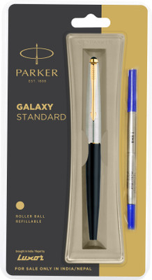 7% OFF on PARKER Galaxy Std Gold Trim (Black Body) Roller Ball Pen(Black) 7% OFF on PARKER Galaxy Std Gold Trim (Black Body) Roller Ball Pen(Black)