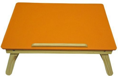 IBS lapdesk Foldable Wood Portable Laptop Table(Finish Color - ORANGE)