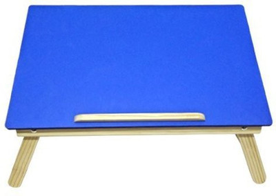 IBS lapdesk Foldable Wood Portable Laptop Table(Finish Color - Blue)