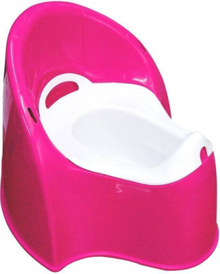 Samaaya Baby Potty Training Seat Stool With Safety Belt Potty Seat(Pink)
