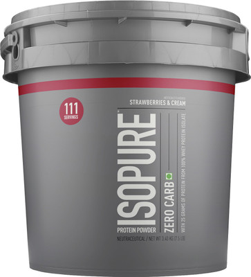 

Isopure Zero Carb Whey Protein(3.4 kg, Strawberries & Cream)
