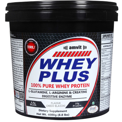 

TRU WHEY PLUS Whey Protein(4000 g, CHOCO ELACHI)