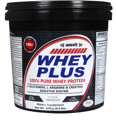 

TRU WHEY PLUS Whey Protein(4000 g, MANGO)