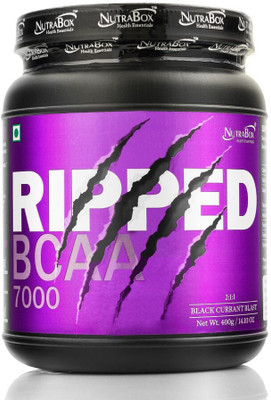 

NUTRABOX Pure Fermented High Quality Gym Supplement Powder To Improve Workout BCAA(400 g, Black Currant)