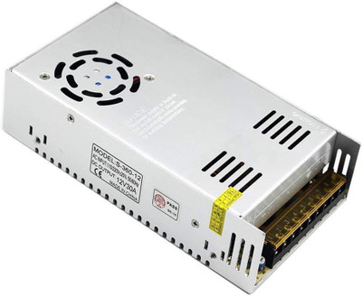 

REES52 Power Supply Driver for LED Lights,3D Printer, CCTV,Radio,Computer Project 120 Watts PSU(Silver)