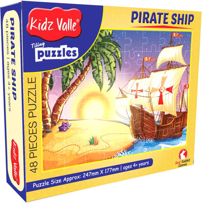 

Kidz Valle Pirate Ship(48 Pieces)