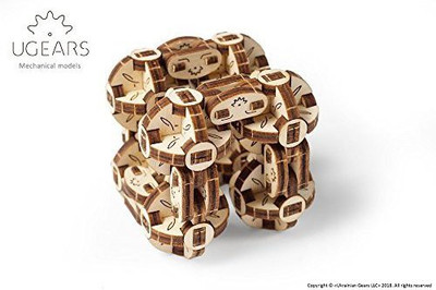 

Ugears Mechanical Wooden 3D Puzzle Model Flexi-Cubus Construction Set(1 Pieces)