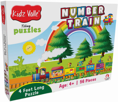 

Kidz Valle Number Train(56 Pieces)