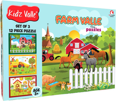 

Kidz Valle Farm Vall(36 Pieces)