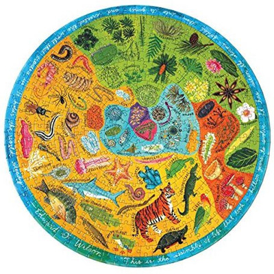 

eeBoo Biodiversity Round Puzzle, 500 Pieces(500 Pieces)