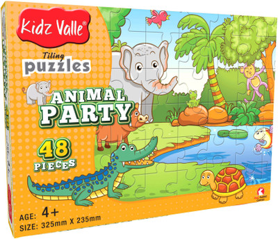 

Kidz Valle Animal Party(48 Pieces)
