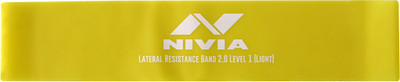 

Nivia LATERAL RESISTANCE BAND 2.0 LEVEL 1 (LIGHT) Resistance Tube(Yellow)