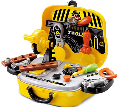 

RIANZ Children Pretend Play Toys Deluxe Repair Tool Set Educational Toys with Carry Case