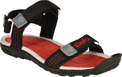

Staed Men Black Sports Sandals