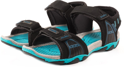 

STAED Men Black and C.CRN Sports Sandals