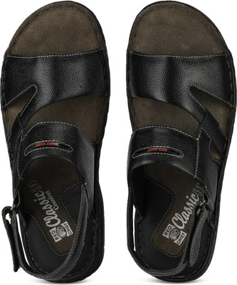 

Red Chief Men Black Sandals