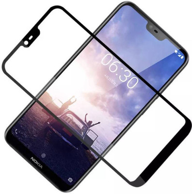 Express Buy Edge To Edge Tempered Glass for Nokia 6.1 Plus(Pack of 1)