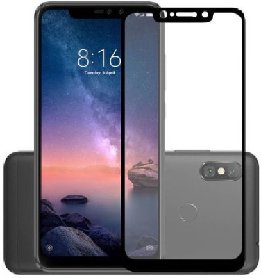 Karpine Edge To Edge Tempered Glass for Mi Redmi Note 6 Pro(Pack of 1)