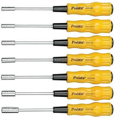 Proskit 7Pcs Electronic Hex Nut Driver Set Combination Screwdriver Set(Pack of 1)