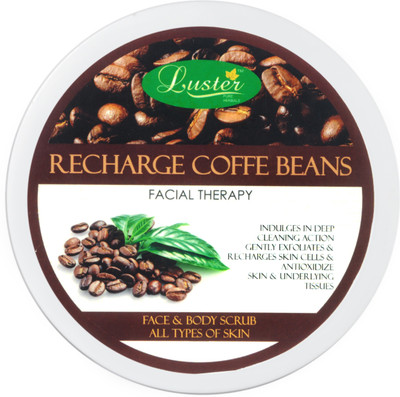 

Luster Recharge Coffee Beans Face & Body Cream Scrub(400 g)
