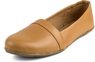 

Tashi Brown Synthetic Leather Loafer cum Belly Shoes For Women/Girls- 36 Casuals For Women(Brown